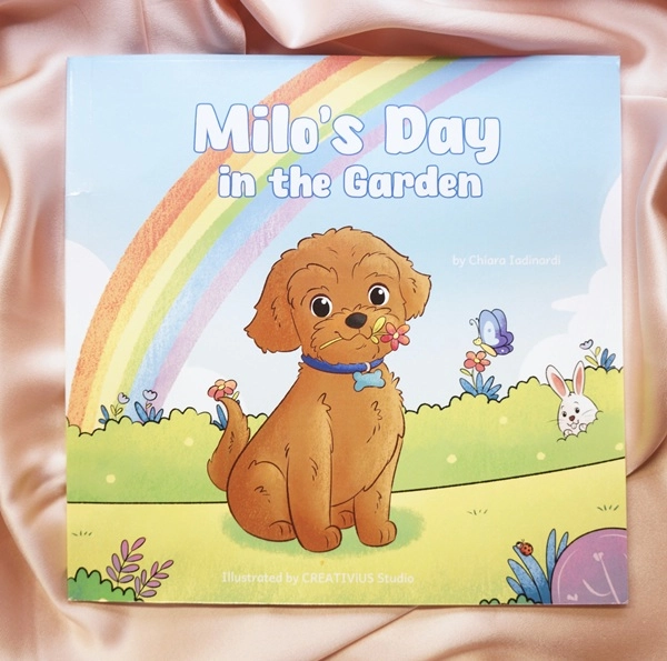 La journ&eacute;e de Milo au jardin &ndash; livre illustr&eacute;